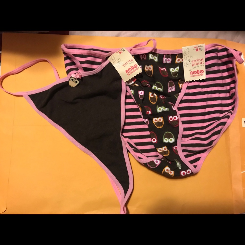 NWT Two pairs Owl panties Chi Omega